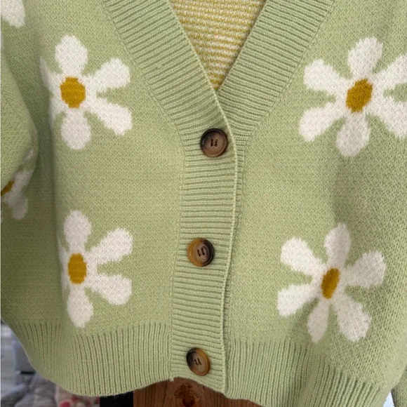 Princess Polly Cropped Cardigan Sweater - Picture 3 of 5